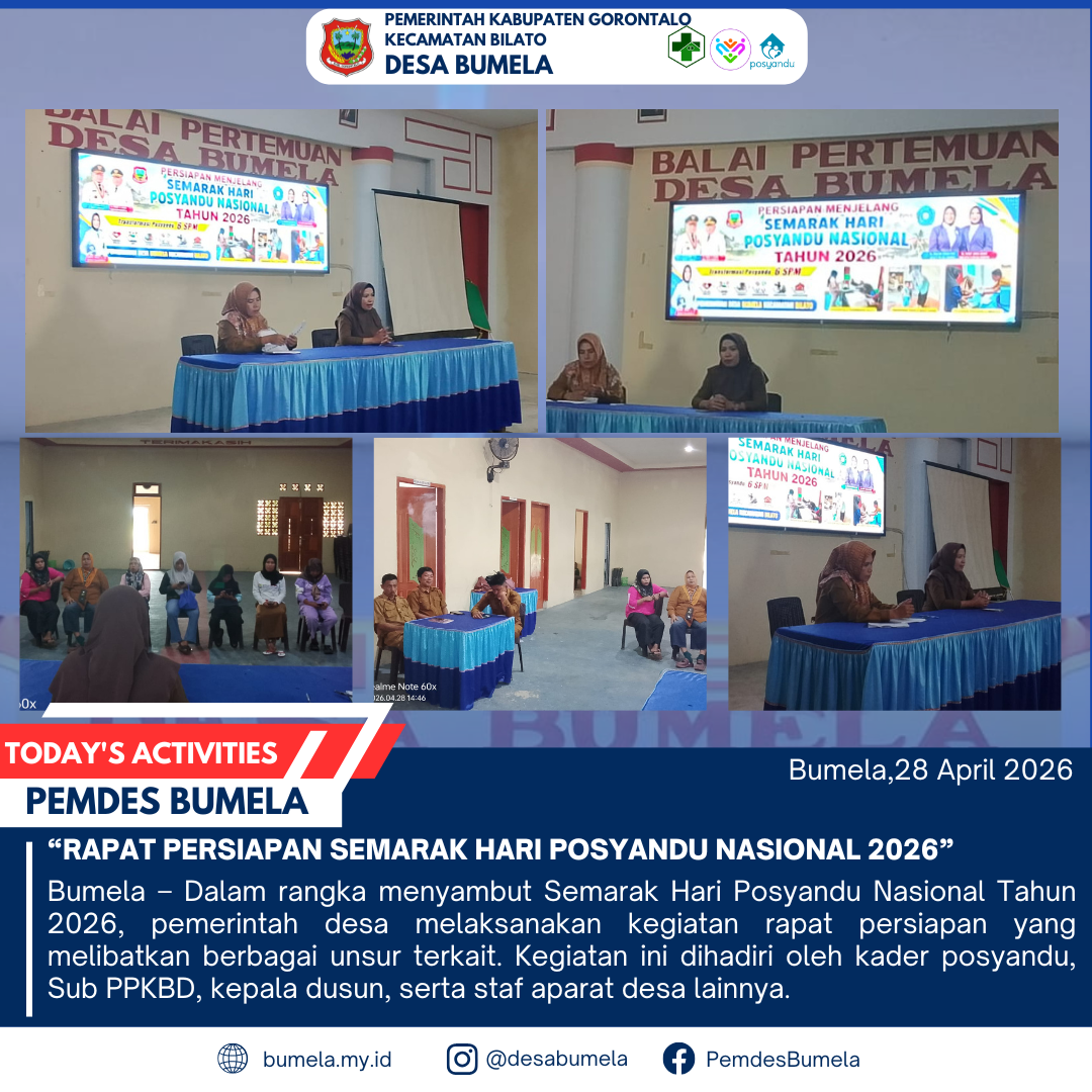 Rapat Persiapan Semarak Hari Posyandu Nasional 2026